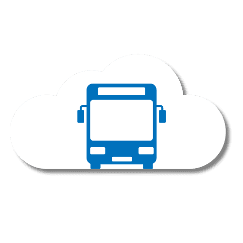 white cloud logo for airline nashville airport shuttle